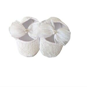 Nihao Baby Girl Baptism Shoes Size 9-12 Months